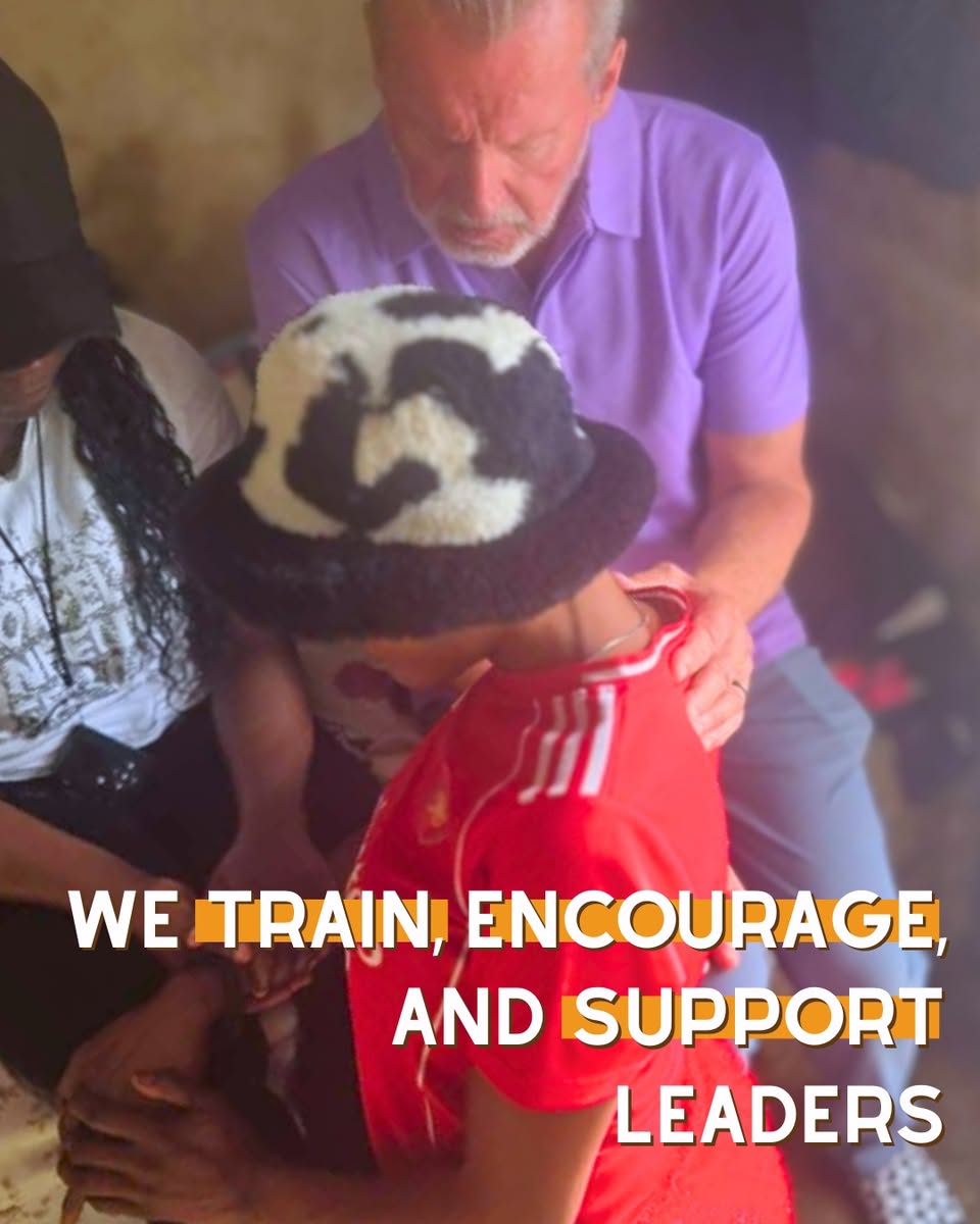 We train, encourage, and support leaders