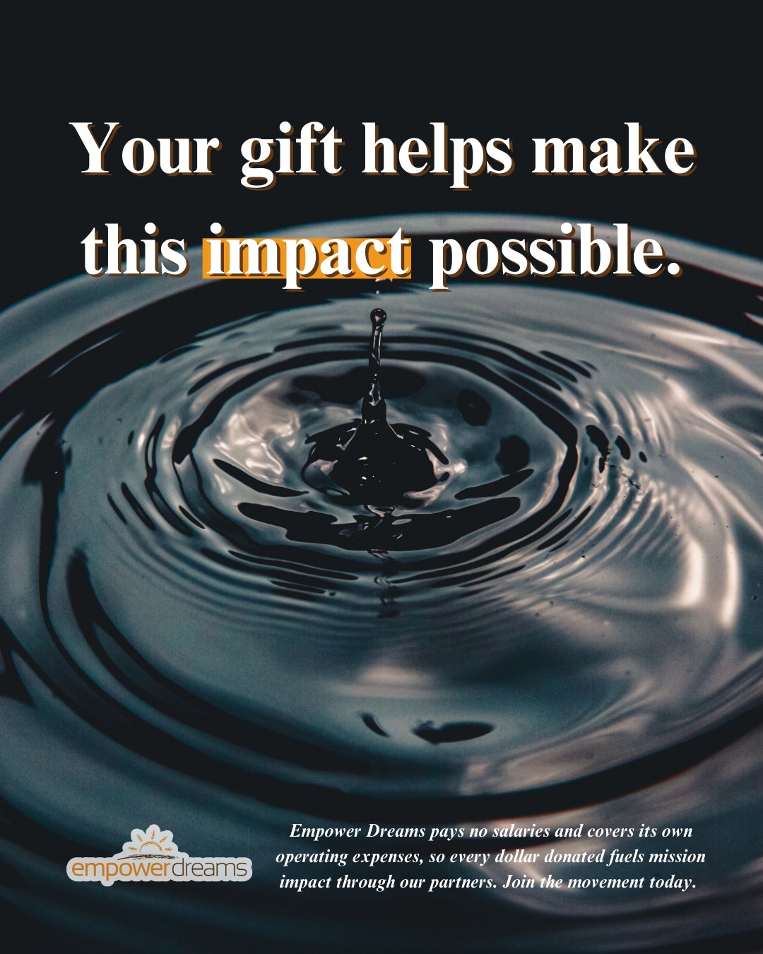 Your gift helps make this impact possible