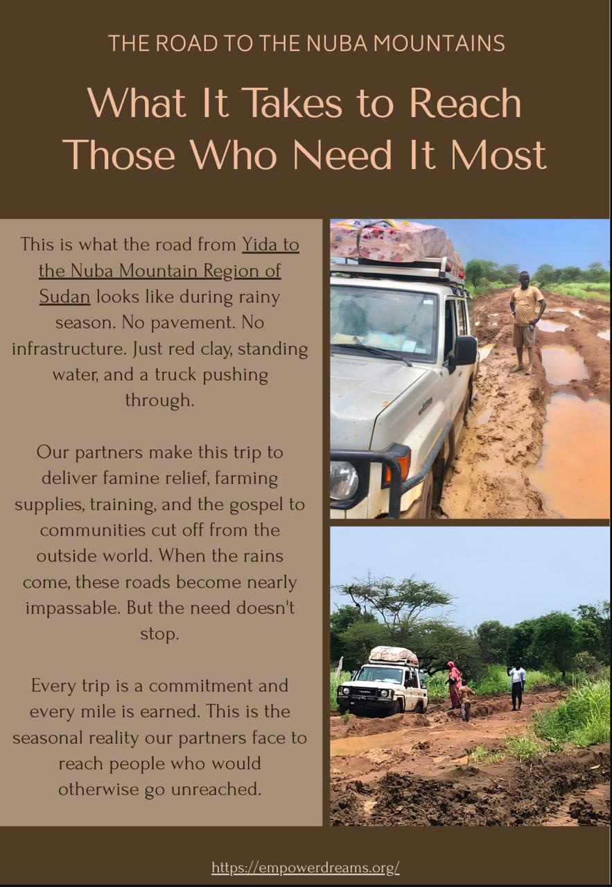 The Road to the Nuba Mountains: What It Takes to Reach Those Who Need It Most