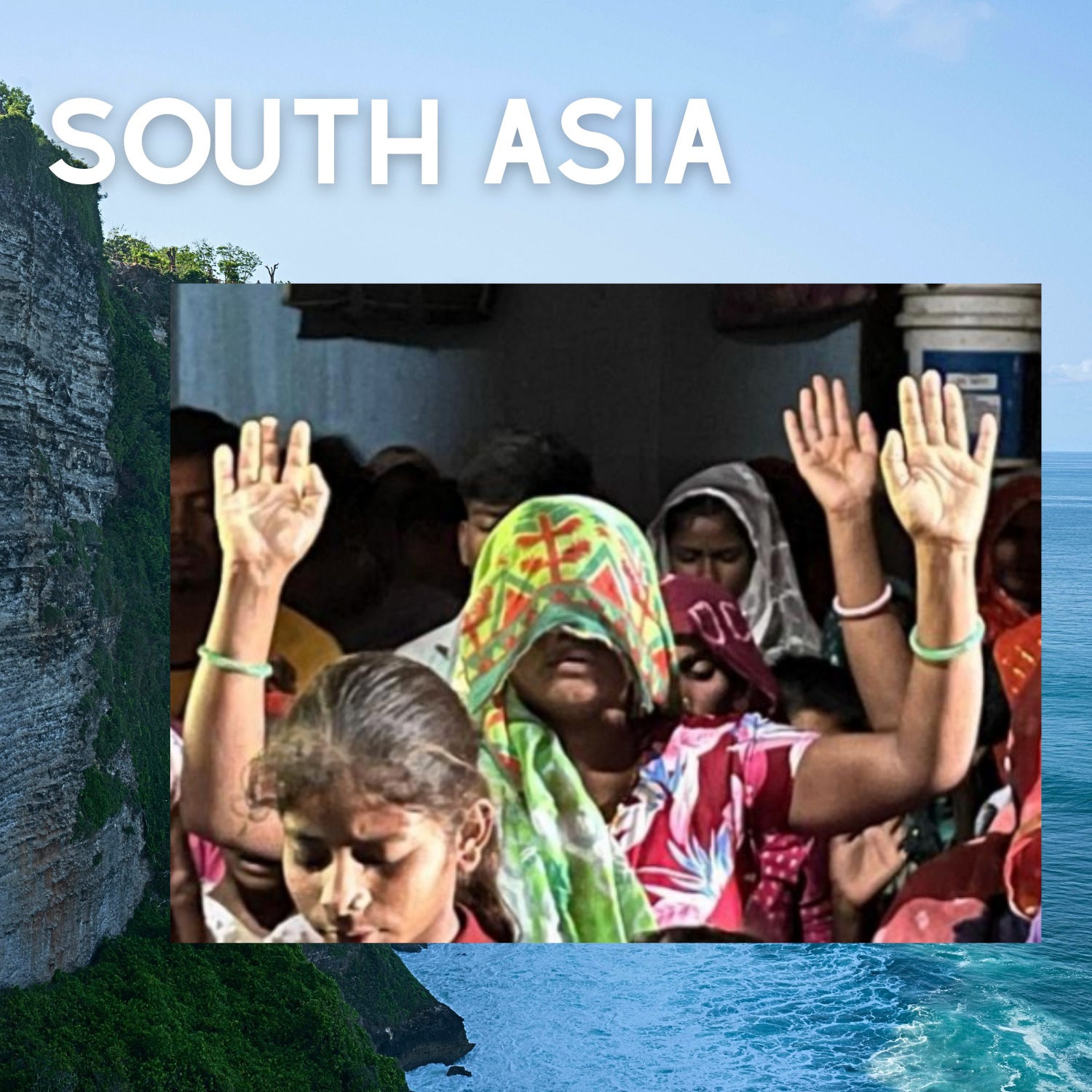 South Asia — believers gathered in prayer
